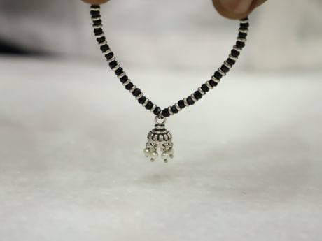 925 pure silver Nazaria jhumki charm bracelet lumba