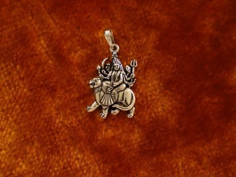 925 Silver Durga Maa Pendant
