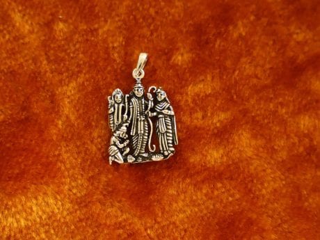 925 Silver Lord Raam Parivaar Pendant