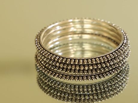 925 Silver Rava Bangles