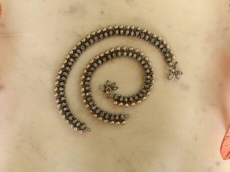 Harmony CZ BALL Payal in 925 silver