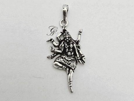 Kali Ma Solid Silver Pendant in 925 Silver