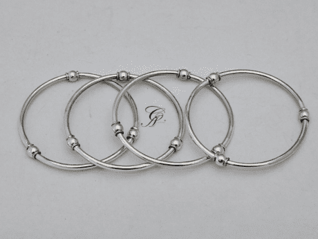 Pure Elegance Silver Bangle in 925 Silver