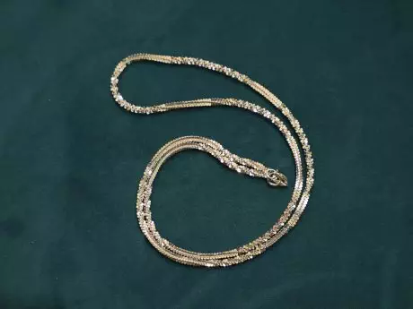 925 Silver Millennium Chain with platinum polish