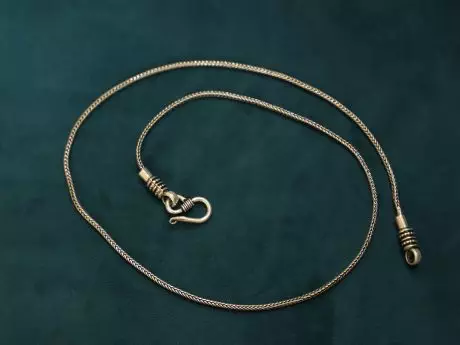 925 Silver antique fox chain