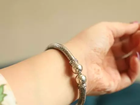 925 Silver Everyday Wear Flexible Kada Bangle