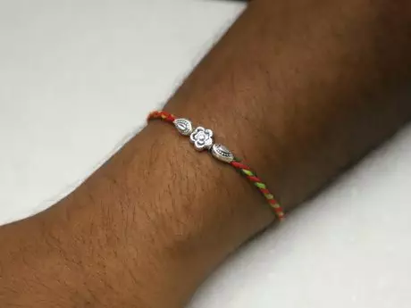 925 Silver enchanting bead Rakhi