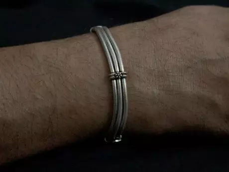 925 Sterling Silver antique rakhi bracelet gift