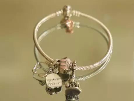 925 Sterling Silver Pandora Charms Bracelet