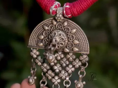 Tribal Blossom Pendant Necklace