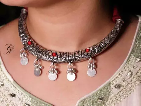 Coral Radiance Haslee Choker Necklace