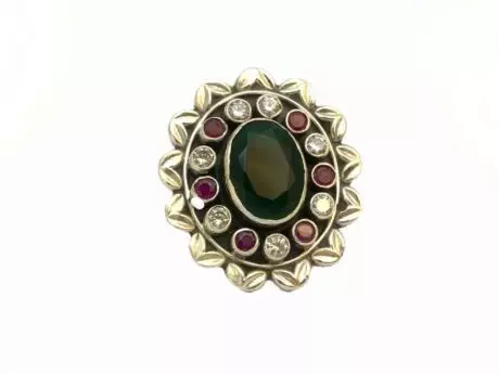 Ethereal Trio stone Adjustable Rings