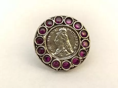 Ruby Coin Elegance Adjustable Rings