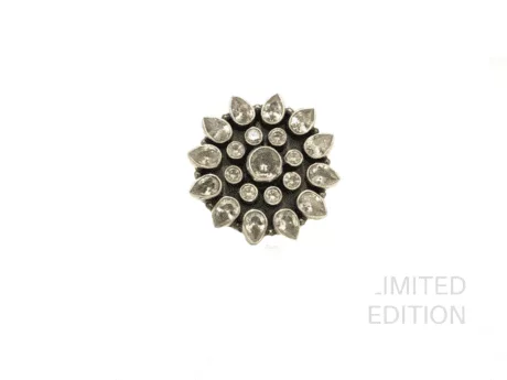 Floral Allure Adjustable Rings