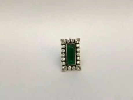Emerald Allure Adjustable Rings
