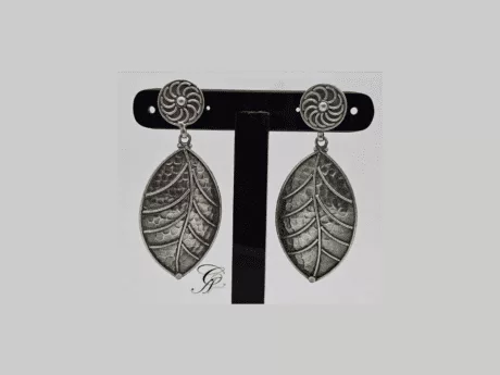 Blossom and Vine Antique Earrings in 925 Silver