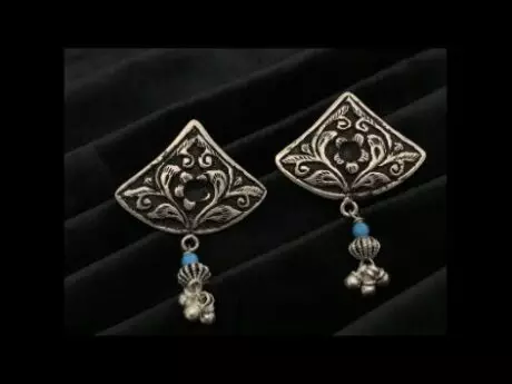 Turquoise Harmony Earrings in 925 Silver