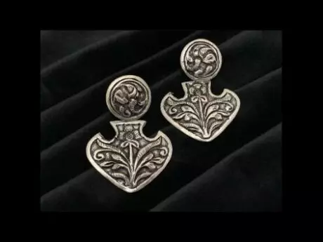 Floral Whimsy Earrings in 925 Silver