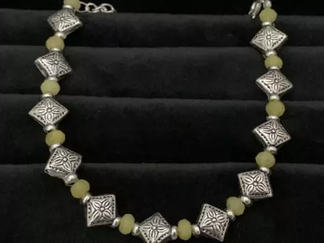 Golden Aura Silver Bracelet in 925 Silver