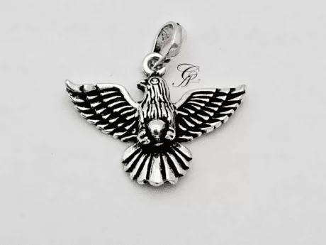 Majestic Eagle Antique Pendant in 925 silver