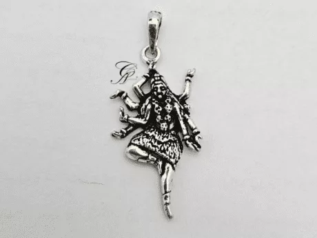 Kali Ma Solid Silver Pendant in 925 Silver