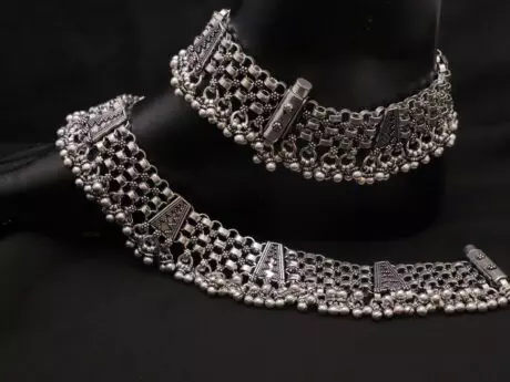 Silver Melody Ghungroo Payal in 925 silver