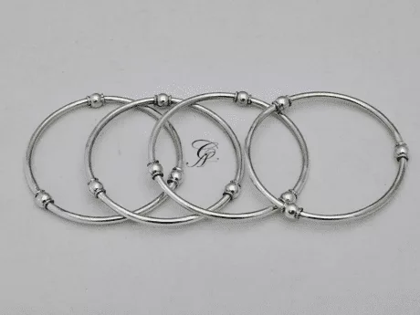 Pure Elegance Silver Bangle in 925 Silver