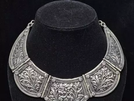 Chitai Carve Adjustable Thread Necklace in 925 Silver