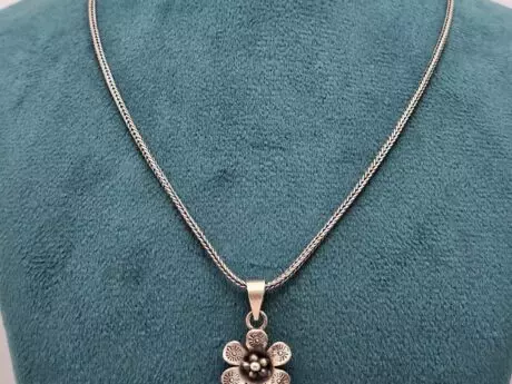Antique Floral Trio Set in 925 Silver