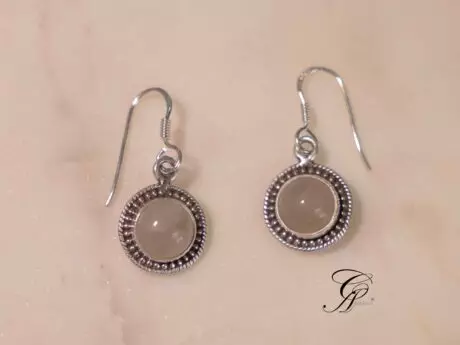Moonstone 92.5 Sterling Silver Earrings