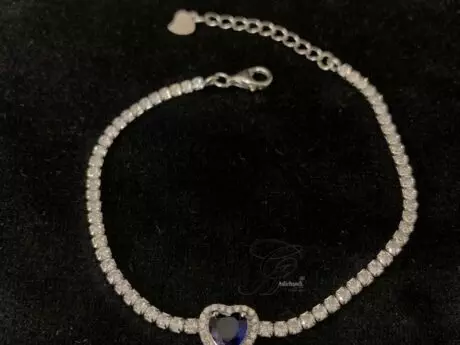 Radiant Gemstone CZ Rakhi Bracelet