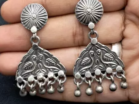 92.5 Silver Elegant Designer Earrings