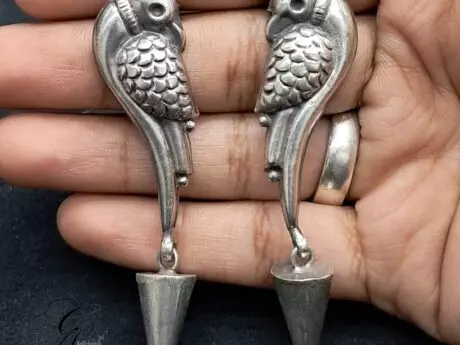 92.5 Silver Intricate Handcrafted Earrings