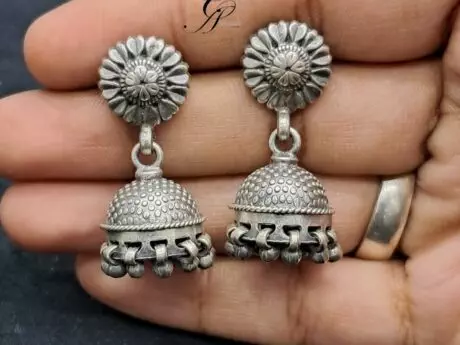 92.5 Silver Handcrafted Jhoomki