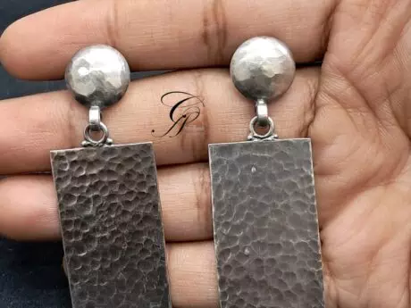 92.5 Silver Elegant Handcrafted Earrings