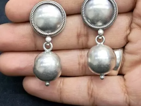 92.5 Silver Exquisite Designer Earrings