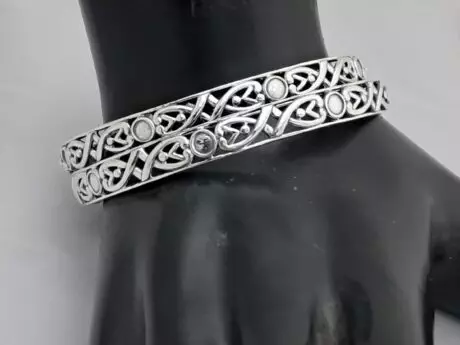 Luminous 92.5 Silver Lightweight Bangles