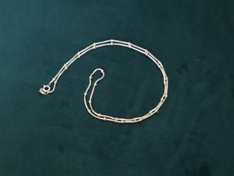 925 Silver versatile sleek ball chain