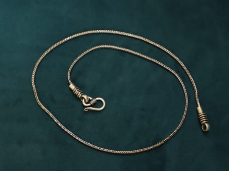 925 Silver antique fox chain