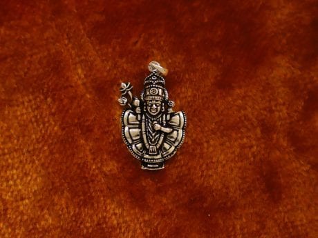 925 Silver God Shreenath Ji Pendant