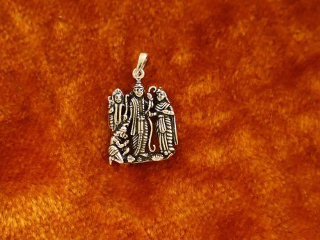 925 Silver Lord Raam Parivaar Pendant