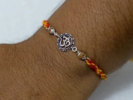 925 Silver enchanting OM Rakhi