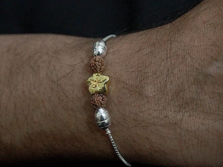 925 Sterling Silver Rakhi Chain Bracelet