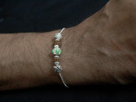 925 Sterling Silver Rakhi Chain Bracelet