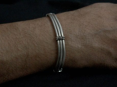 925 Sterling Silver antique rakhi bracelet gift