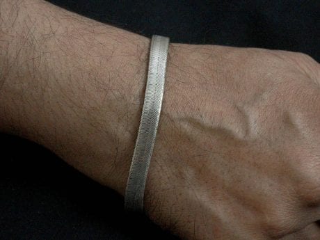 925 Sterling Silver antique rakhi bracelet gift
