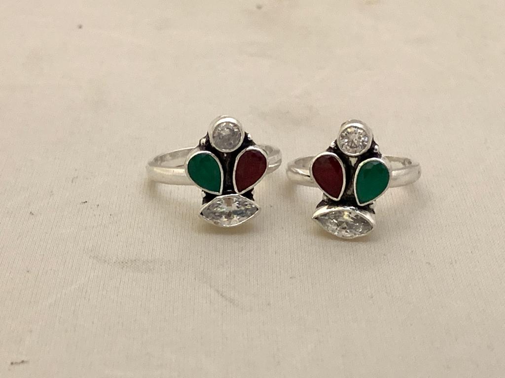 Radiant Harmony Adjustable Toe Rings