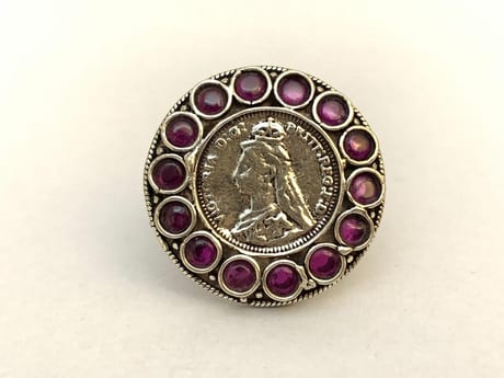 Ruby Coin Elegance Adjustable Rings