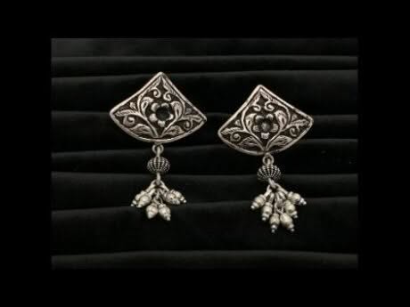 Enchanted Blossom Earrings in 925 silver