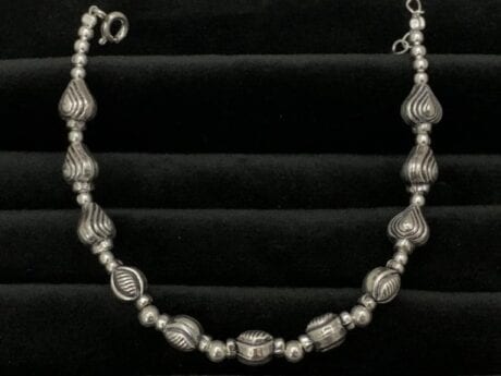 Silver Essence Beaded Bracelet in 925 Silver